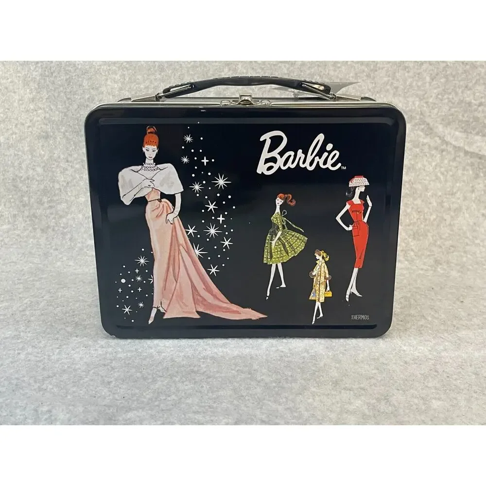 Barbie 100th Anniversary Lunch Box Thermos Special Edition 2004 RARE Box Only